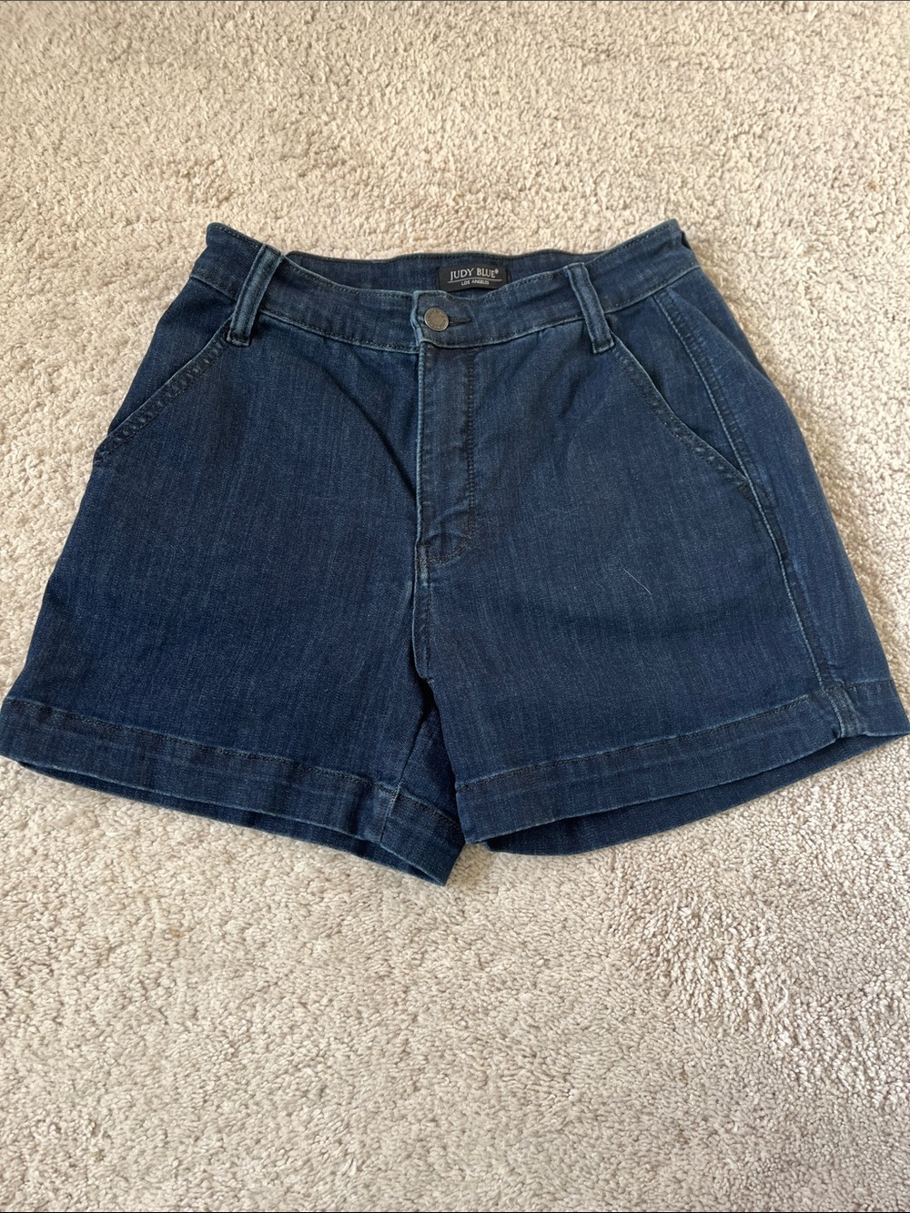 Judy Blue Indigo High-Rise Denim Shorts